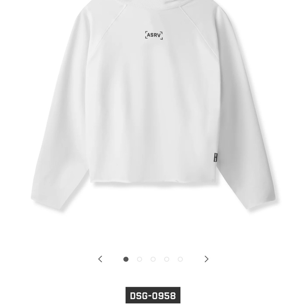 ASRV White Sweatshirt